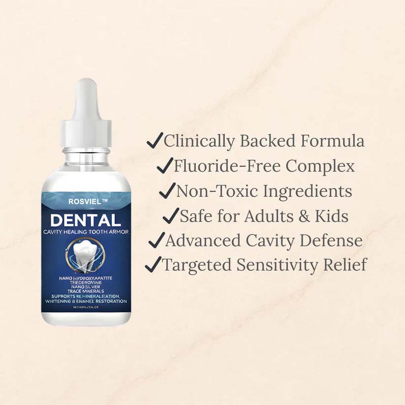 Rosviel™ Advanced Enamel Repair & Whitening Kit (Includes Free LED Mirror)