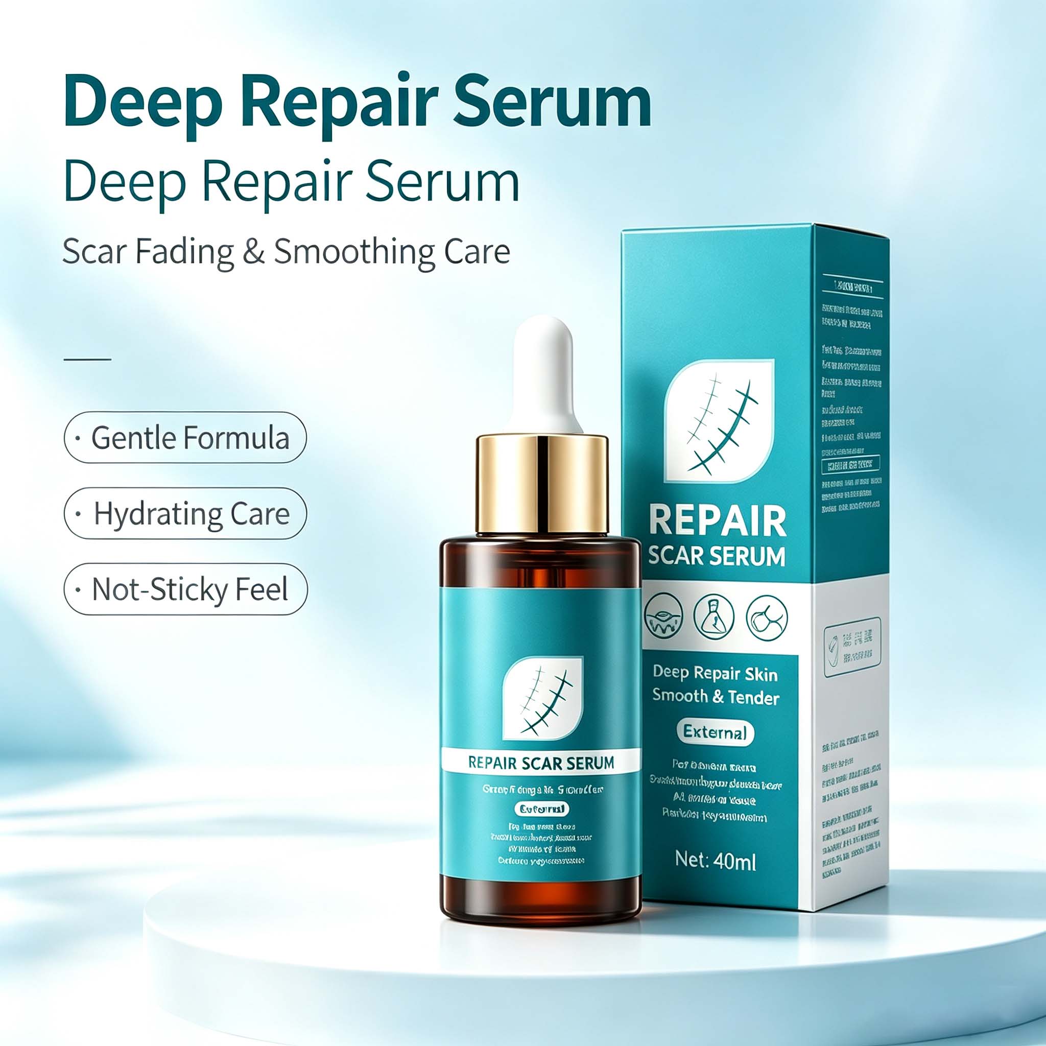 Large bottle of repair serum