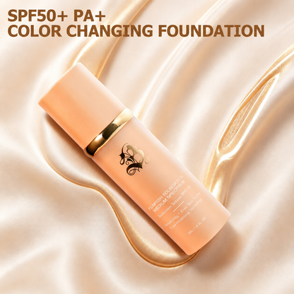 Biomimic Foundation 4 in 1 - Light Spectrum, Liquid Foundation for Flawless