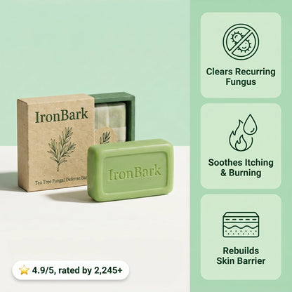 Ironbark Tea Tree Antifungal Bar – Clears Fungal Infection and Skin Balance from the Root