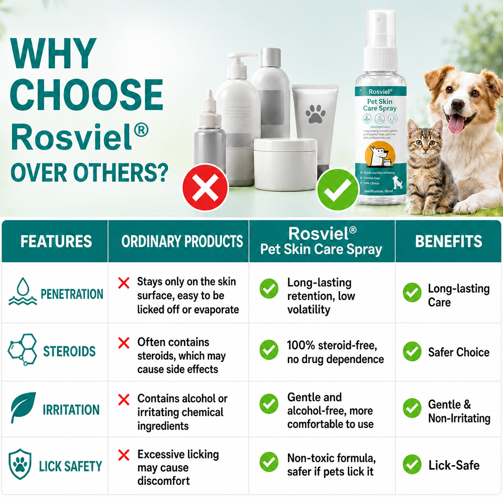 🎉Limited-time discount🎉 Rosviel® Pet Skin Care Spray