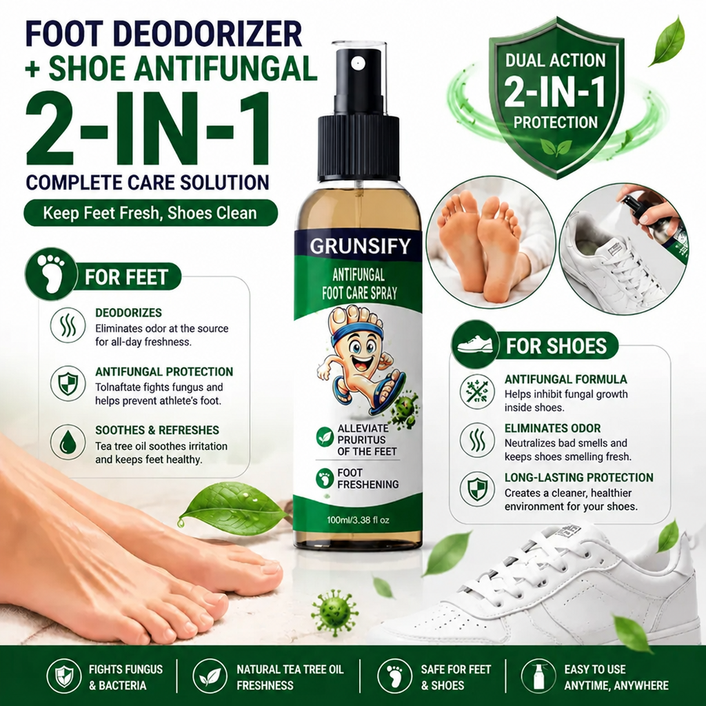 ✨Potent Natural Toenail Fungus Treatment Spray | Fights Foot Fungus, Provides Fast Itch Relief