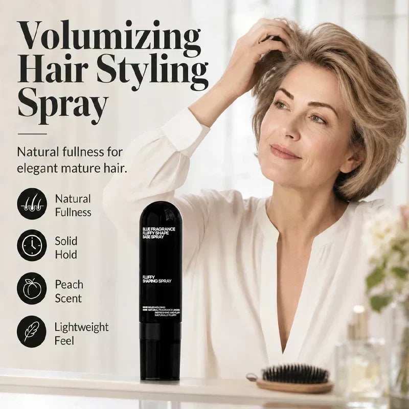 ⏳🔥LIMITED-TIME 62% OFF! ⏰Peach-Scented Volumizing & Setting Spray – Lightweight, Bouncy Hair & Long-Lasting Hold ✨