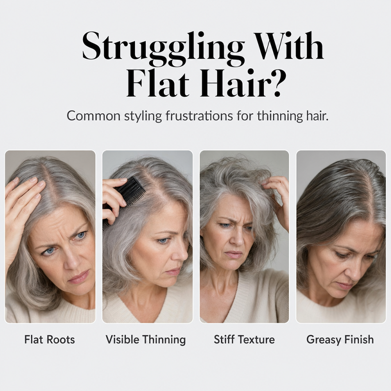 ⏳🔥LIMITED-TIME 62% OFF! ⏰Peach-Scented Volumizing & Setting Spray – Lightweight, Bouncy Hair & Long-Lasting Hold ✨